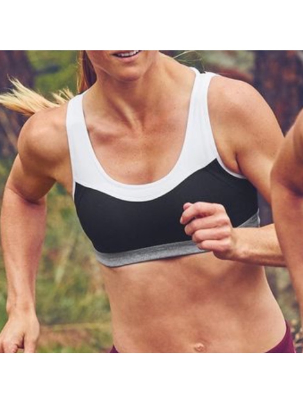 Athleta Triple Dare Colorblock Sports Bra | XS